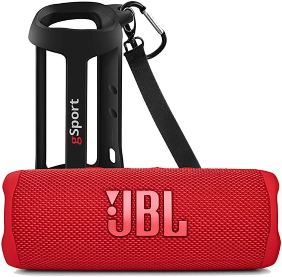 jbl flip 6 portable bluetooth speaker, powerful sound and deep bass, ipx7 waterproof, 12 hours of playtime, jbl partyboost for multiple speaker pairing for home, outdoor and travel (red) jbl flip 6 portable bluetooth speaker, powerful sound and deep bass, ipx7 waterproof, 12 hours of playtime, jbl partyboost for multiple speaker pairing for home, outdoor and travel (red)