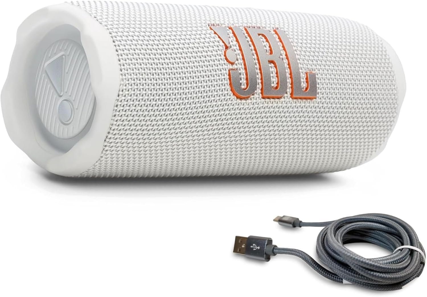 jbl flip 7 (black) + bundle with usb c braided cable jbl flip 7 (black) + bundle with usb c braided cable