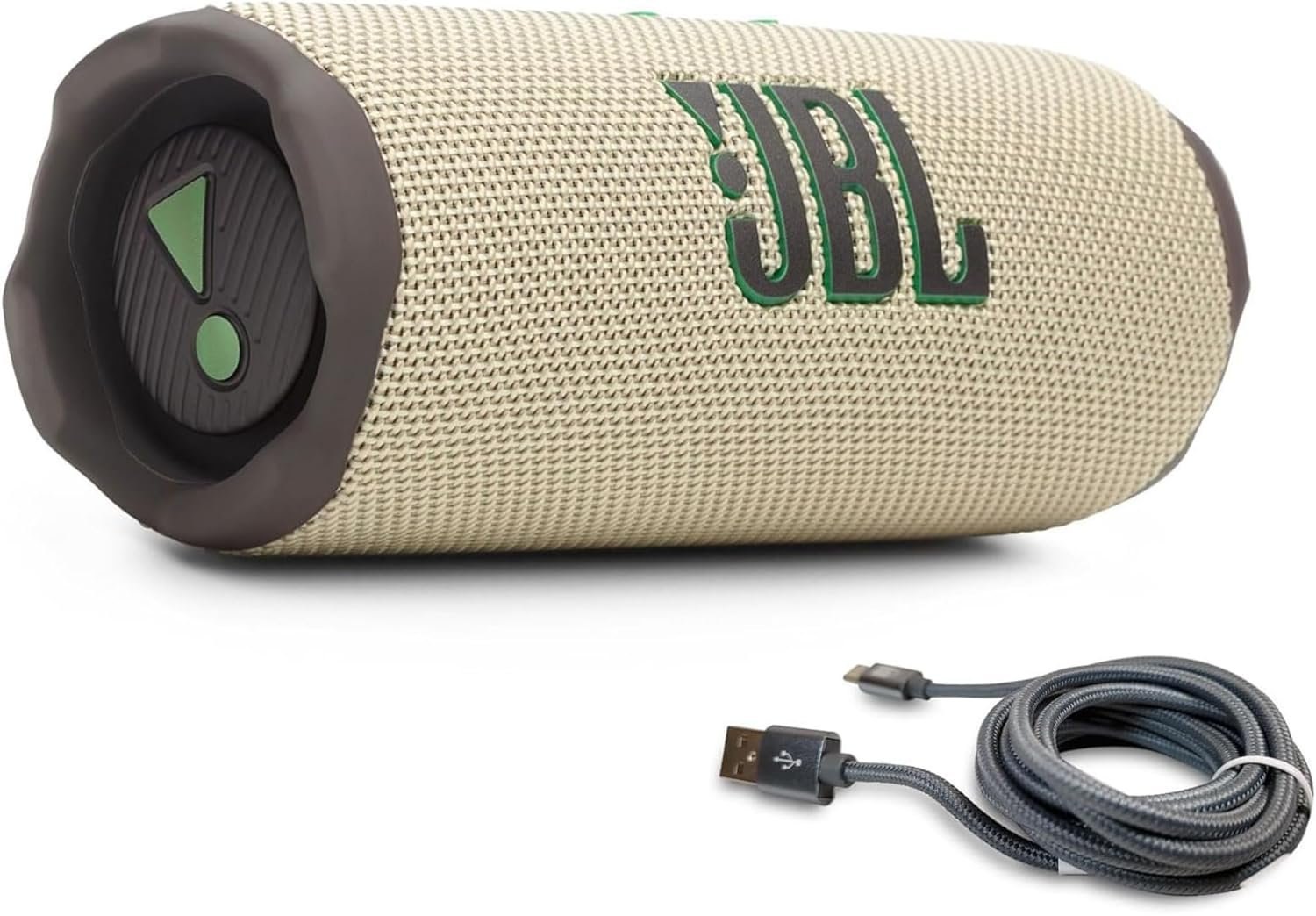 jbl flip 7 (black) + bundle with usb c braided cable jbl flip 7 (black) + bundle with usb c braided cable