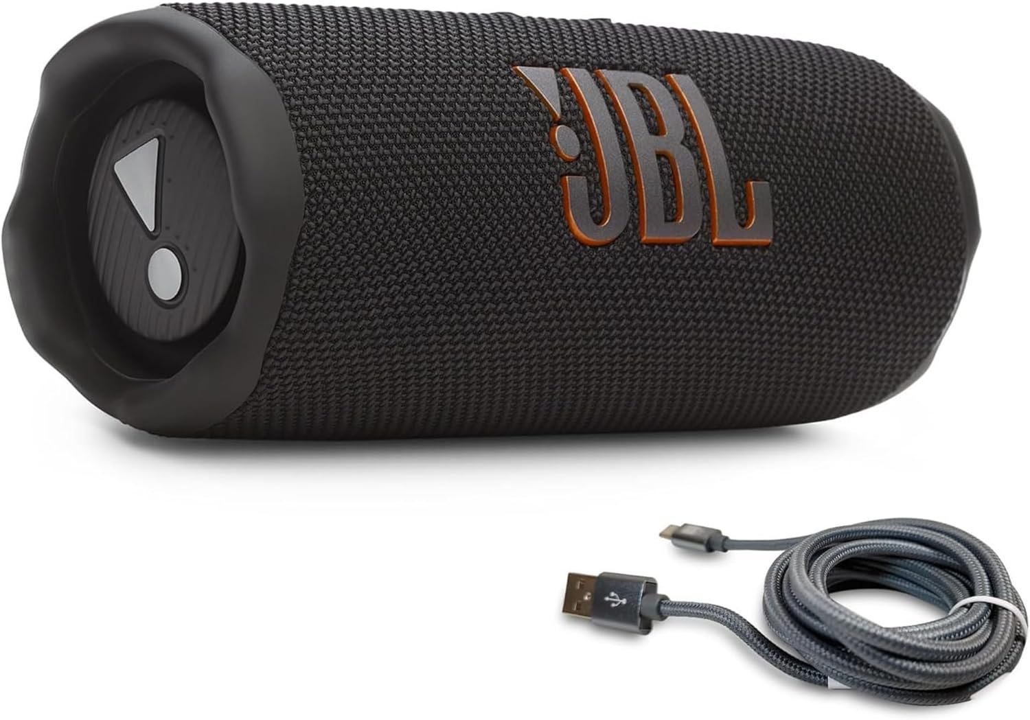 jbl flip 7 (black) + bundle with usb c braided cable jbl flip 7 (black) + bundle with usb c braided cable