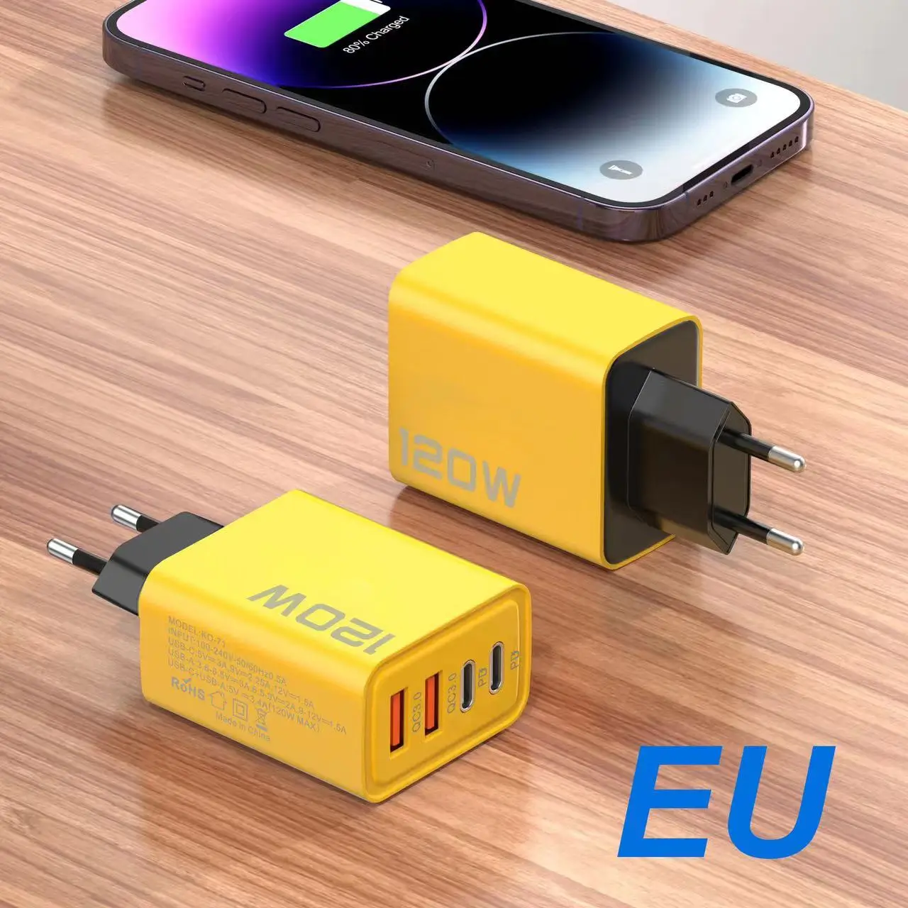 120w wall charger pc+abs fire retardant material 4 port 2pd+2usb 5v2a eu us qc3.0 mobile phone charge for iphone 16 samsung s25 120w wall charger pc+abs fire retardant material 4 port 2pd+2usb 5v2a eu us qc3.0 mobile phone charge for iphone 16 samsung s25
