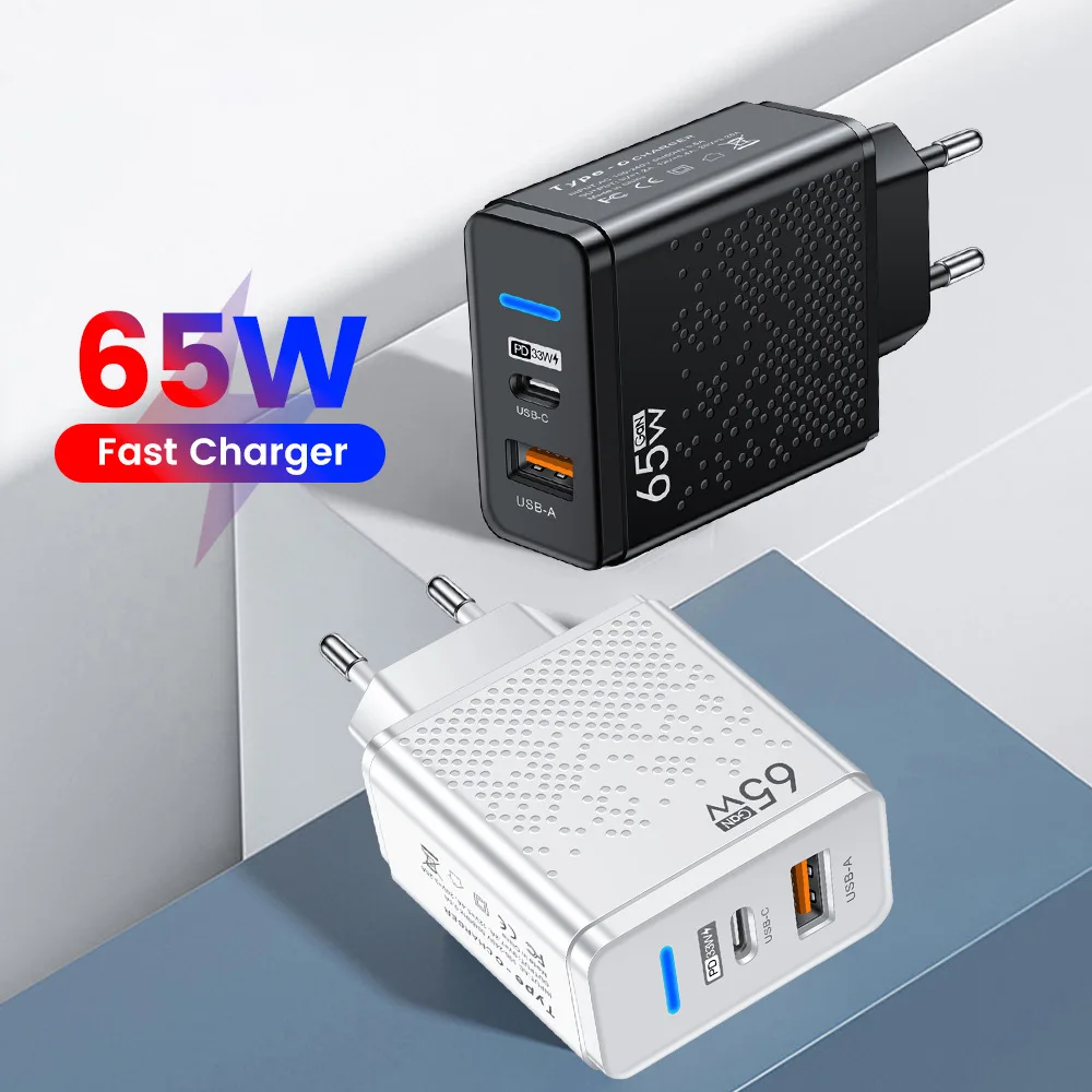 65w usb c a charger pd type c fast charging wall adapter for iphone 14 13 xiaomi samsung macbook quick charge3.0 phone charging 65w usb c a charger pd type c fast charging wall adapter for iphone 14 13 xiaomi samsung macbook quick charge3.0 phone charging