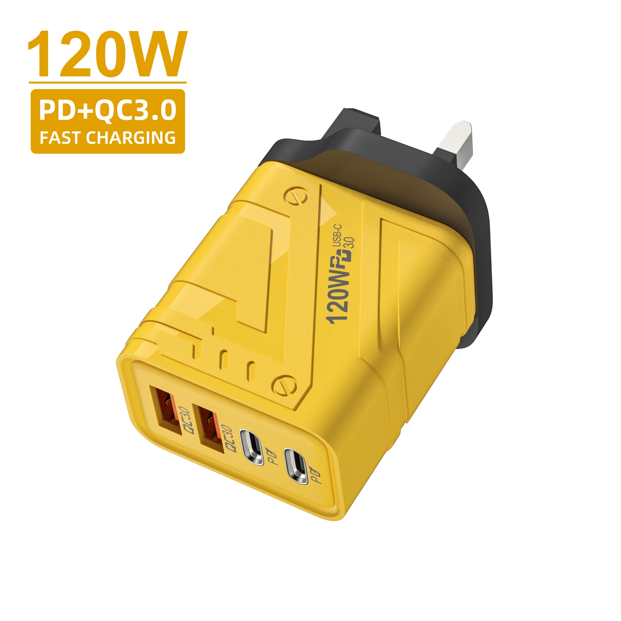 wholesale 120w fast power adapter wall charger with 4 ports 4in1 cable set eu us uk plug super fast quick usb cell phone charge wholesale 120w fast power adapter wall charger with 4 ports 4in1 cable set eu us uk plug super fast quick usb cell phone charge
