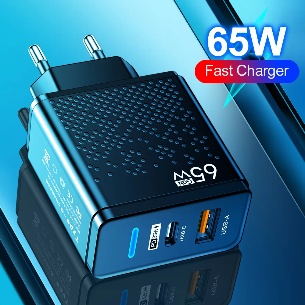 65w usb c a charger pd type c fast charging wall adapter for iphone 14 13 xiaomi samsung macbook quick charge3.0 phone charging 65w usb c a charger pd type c fast charging wall adapter for iphone 14 13 xiaomi samsung macbook quick charge3.0 phone charging