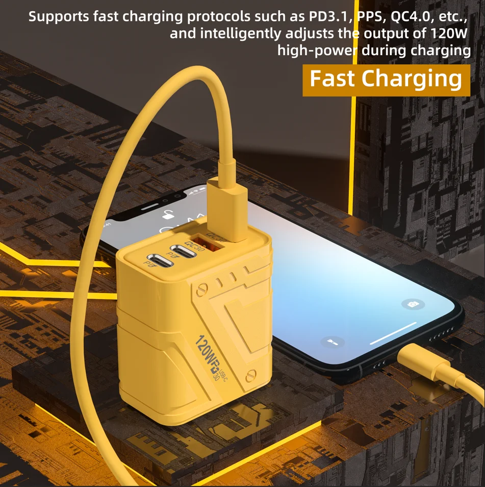 wholesale 120w fast power adapter wall charger with 4 ports 4in1 cable set eu us uk plug super fast quick usb cell phone charge wholesale 120w fast power adapter wall charger with 4 ports 4in1 cable set eu us uk plug super fast quick usb cell phone charge