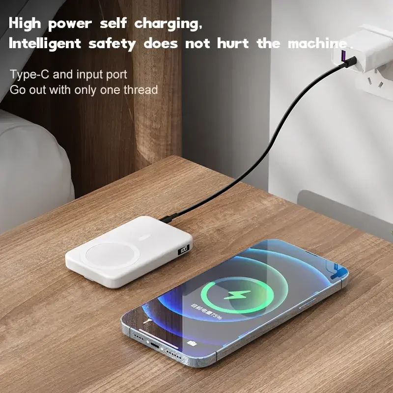 fast charging pd 20w portable power station magnetic wireless charging ultra thin design type c input li polymer battery iphone fast charging pd 20w portable power station magnetic wireless charging ultra thin design type c input li polymer battery iphone