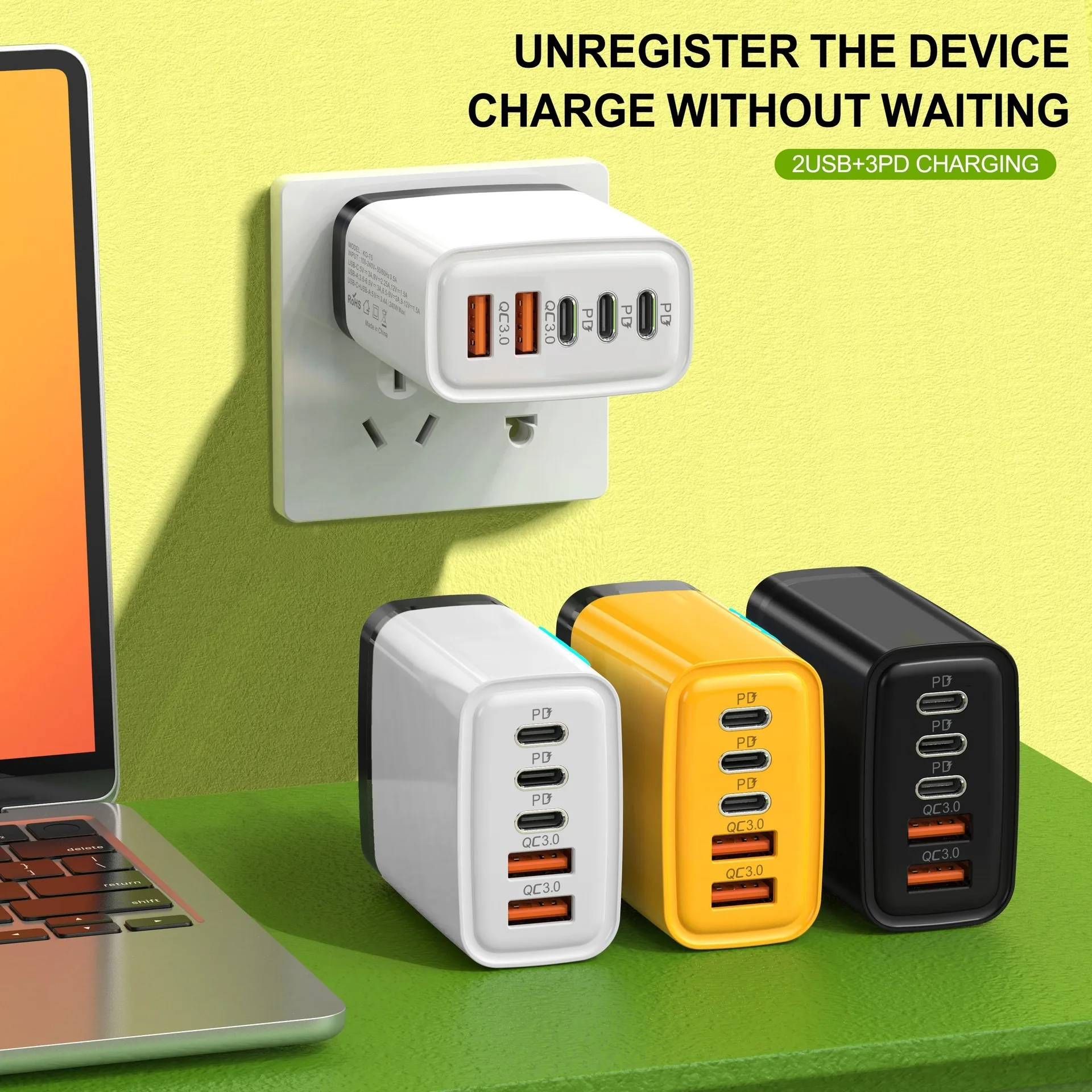 high power 240w multi port usb c fast charger with 5 ports pd and qc30 wall adapter for mobile phone tablet laptop eu us uk plug high power 240w multi port usb c fast charger with 5 ports pd and qc30 wall adapter for mobile phone tablet laptop eu us uk plug