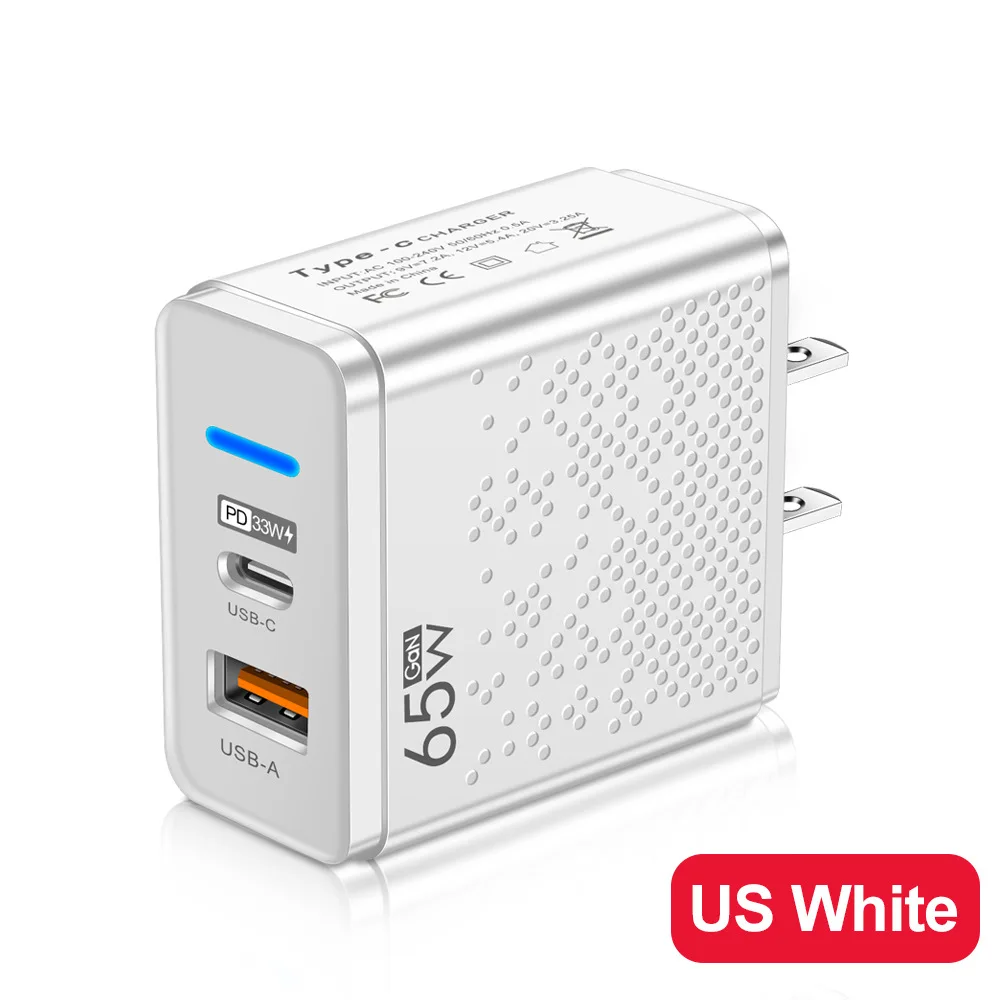 65w usb c a charger pd type c fast charging wall adapter for iphone 14 13 xiaomi samsung macbook quick charge3.0 phone charging 65w usb c a charger pd type c fast charging wall adapter for iphone 14 13 xiaomi samsung macbook quick charge3.0 phone charging