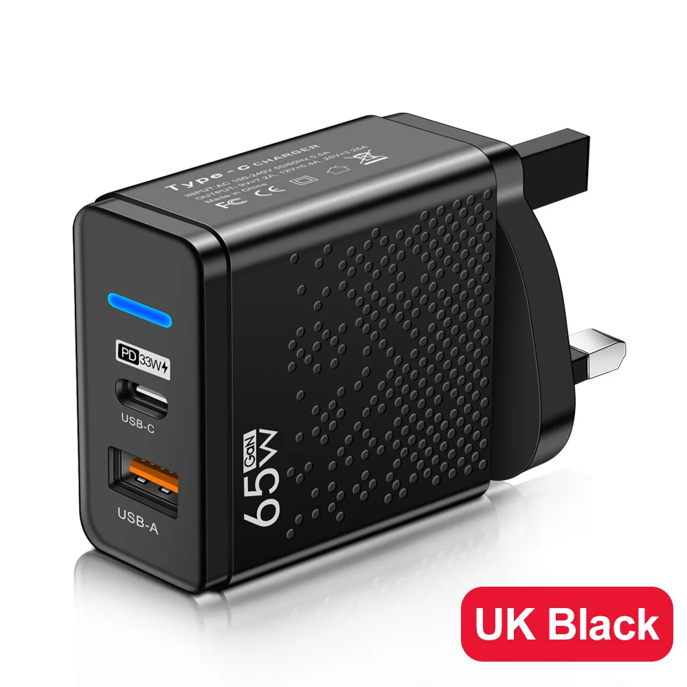 65w usb c a charger pd type c fast charging wall adapter for iphone 14 13 xiaomi samsung macbook quick charge3.0 phone charging 65w usb c a charger pd type c fast charging wall adapter for iphone 14 13 xiaomi samsung macbook quick charge3.0 phone charging