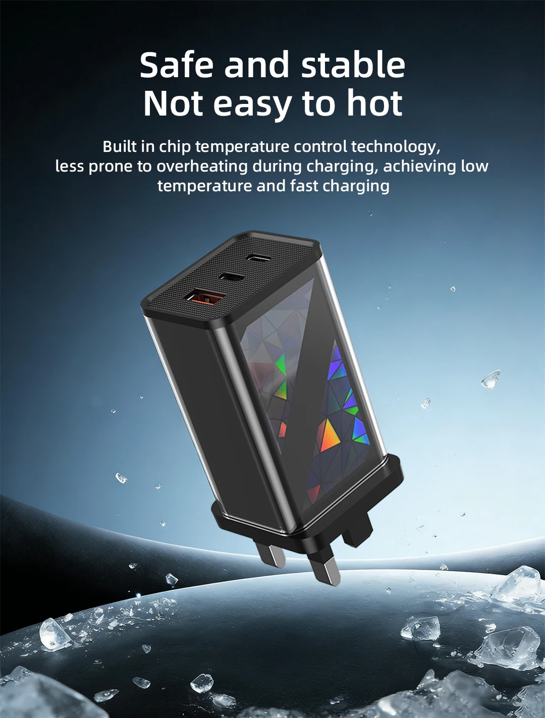 2026 new 45w gan charger usb type c multi ports fast charging otp protection eu/uk/us plug standard electric for mobile phones 2026 new 45w gan charger usb type c multi ports fast charging otp protection eu/uk/us plug standard electric for mobile phones