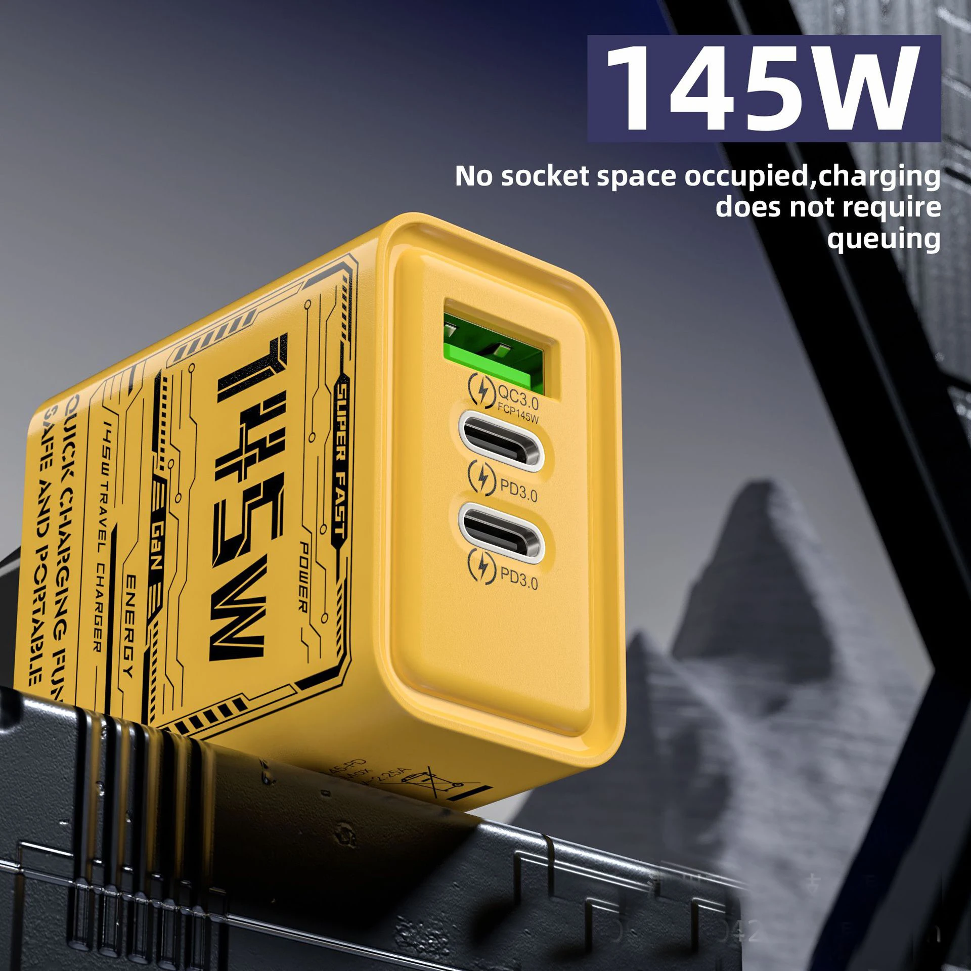 145w max usb c 3 port adapter for iphone charger qc3.0 usb+type c usb charge mobile phone accessories for iphone 15 16 pro max 145w max usb c 3 port adapter for iphone charger qc3.0 usb+type c usb charge mobile phone accessories for iphone 15 16 pro max