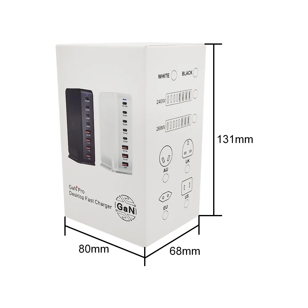 240w usb type c portable travel charger gan 8 port pd qc fast charging station for macbook /laptop/ipad/samsung galaxy/iphone 17 240w usb type c portable travel charger gan 8 port pd qc fast charging station for macbook /laptop/ipad/samsung galaxy/iphone 17