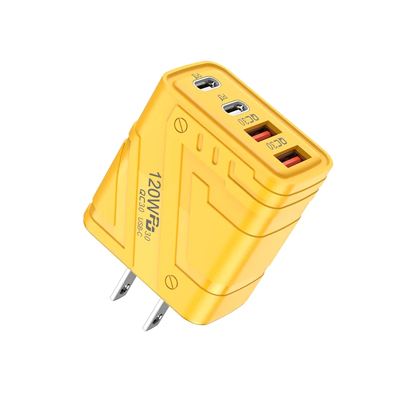 2025 new electric fast charging 4 port usb type c 4 in 1 wall charger oem adapter with eu/us/uk plug for mobile phones earphone 2025 new electric fast charging 4 port usb type c 4 in 1 wall charger oem adapter with eu/us/uk plug for mobile phones earphone