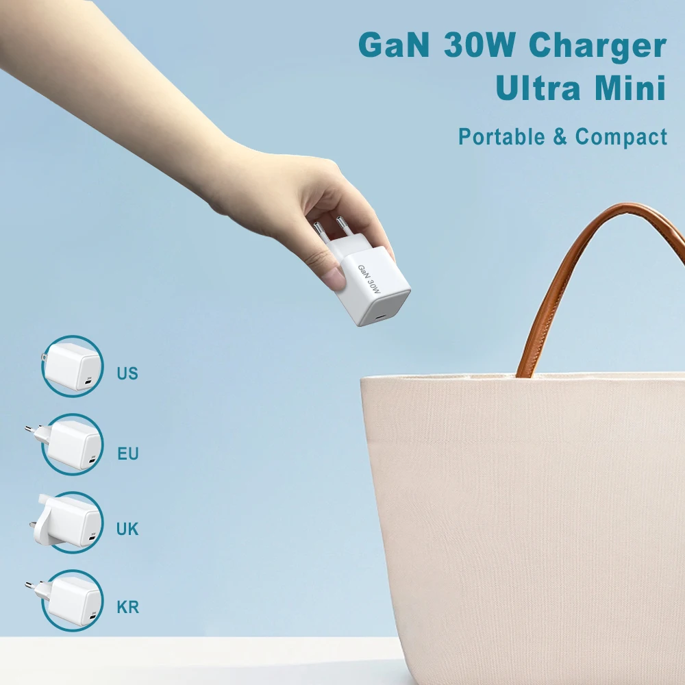 family design 30w 35w mobile phone gan charger adapter fast charging portable wall pd charger 30w for samsung apple iphone 16 family design 30w 35w mobile phone gan charger adapter fast charging portable wall pd charger 30w for samsung apple iphone 16
